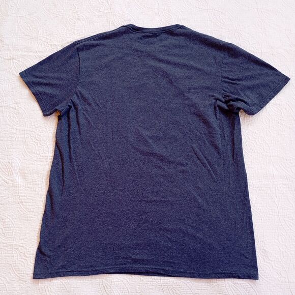Pack of 2 men's short-sleeved t-shirts, size L, graphic t-shirt plain t-shirts. - Picture 7 of 16